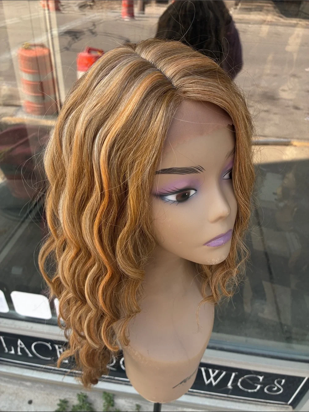 Long Wavy Wig - Honey Blonde